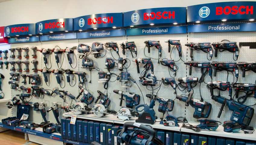 Stand BOSCH în showroom Metatools