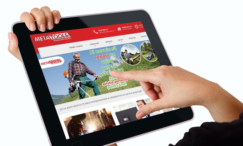 METATOOLS Ploiești a lansat un nou concept al site-ului www.metatools.ro