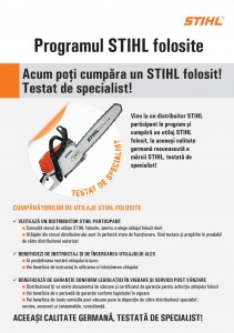 Programul Stihl folosite